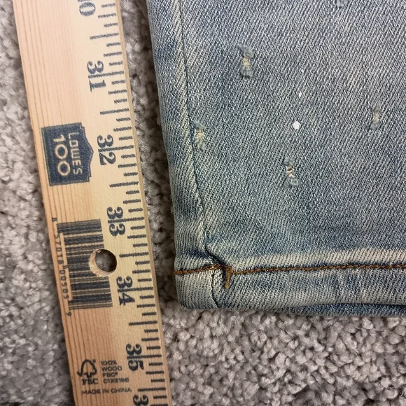 NEW Tulones Currency Collection Men's Dust Wash Denim Jeans 34 Waist NWT - Picture 13 of 15